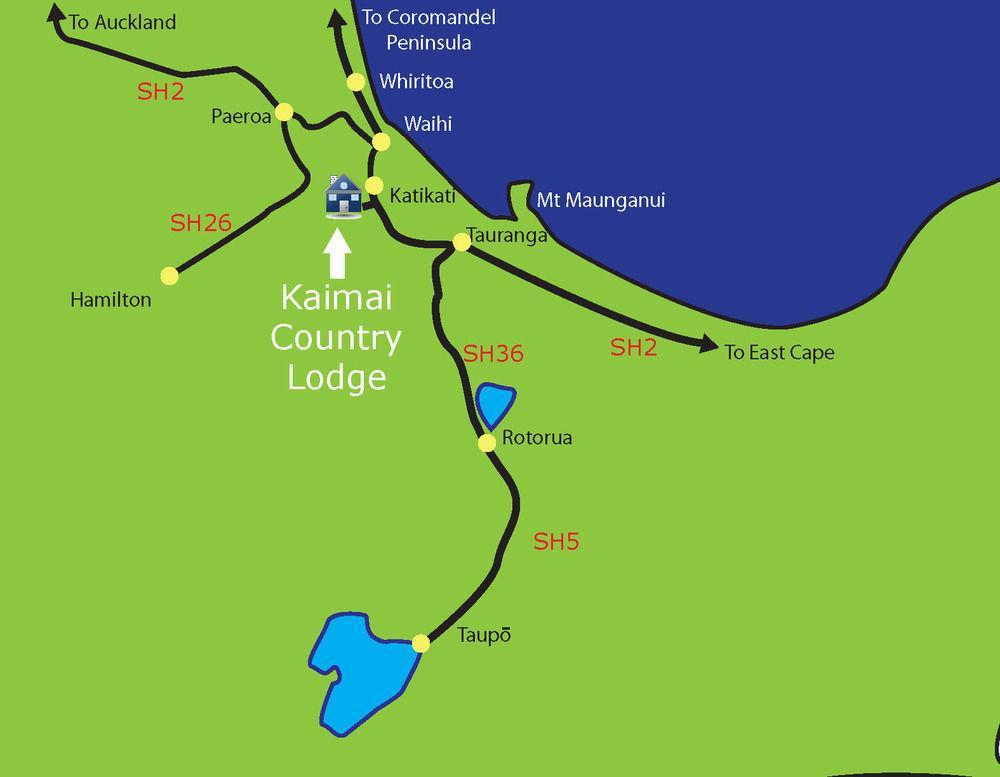 Kaimai Country Lodge Katikati Dış mekan fotoğraf